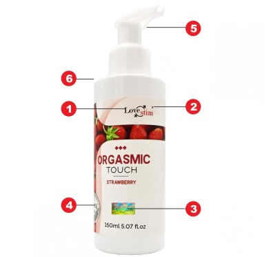 Olejek-ORGASMIC TOUCH STAWBERRY 150 ml